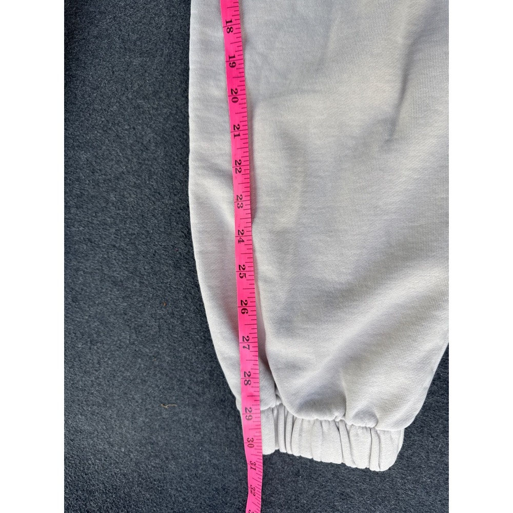 John Galt Brandy Melville Beige Jogger Sweatpants MCH002-Z087 Tan Fleece Pockets - Picture 5 of 7